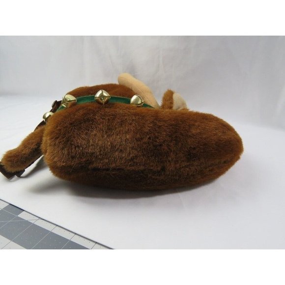 Rare Vintage Handmade ktb Originals Reindeer Christmas Stocking Shoulder Bag 15" - Picture 6 of 9